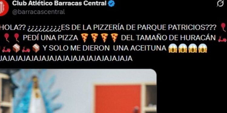 La cargada oficial de Barracas Central luego de ganarle a Huracán