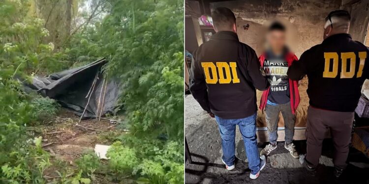 Una carpa improvisada en una zona que conocía: qué hizo el femicida de Aixa mientras estuvo prófugo