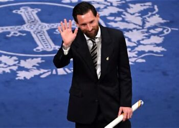LIO MESSI RECIBIÓ EL PREMIO PRINCESA DE AUSTRIAS EN UNA GALA JUNTO A LA REALEZA ESPAÑOLA