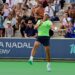 Nadal volvió al tenis después de dos años: jugó una exhibición junto a varias estrellas y dijo «algo único por lo mal que me veo»
