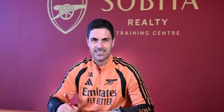 Arteta renovó con Arsenal hasta 2030